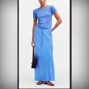 NWT Madewell Tie-Waist Maxi Skirt